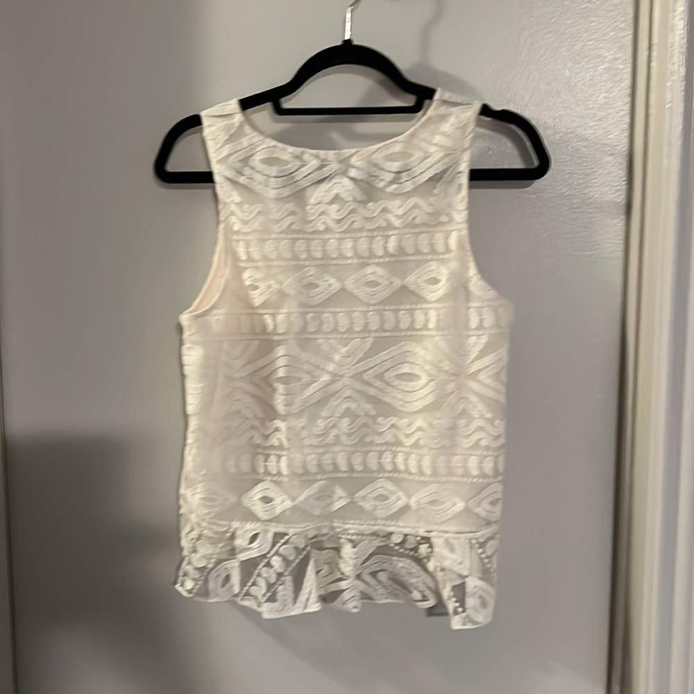 Alexis summer lace top - size Medium